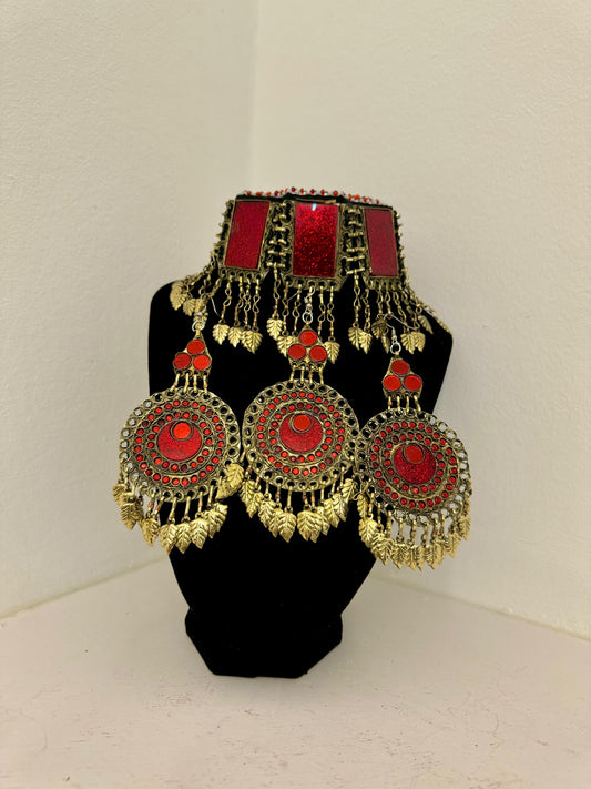 Red Kuchi Necklace