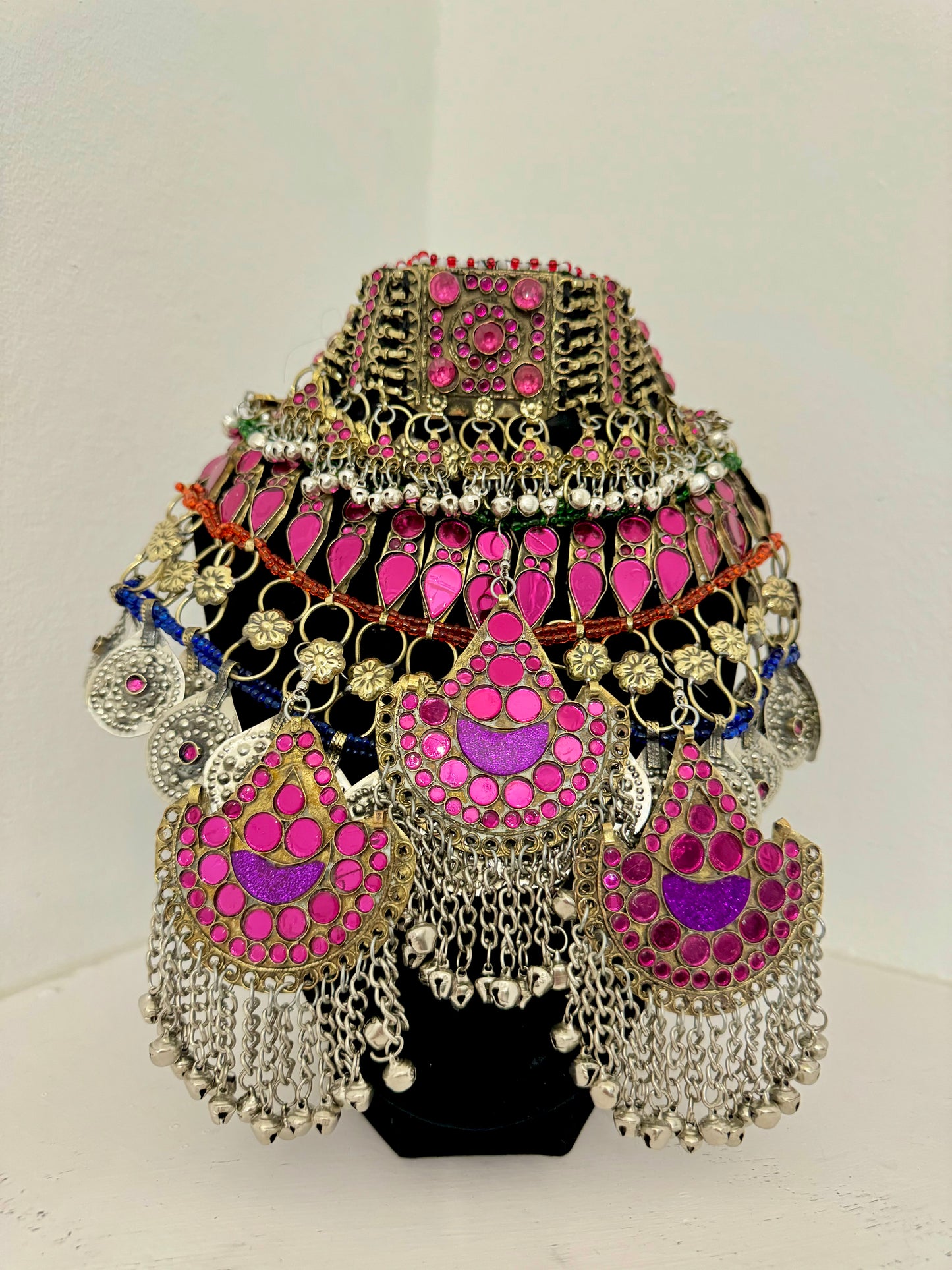 Large Pink Kuchi Necklace