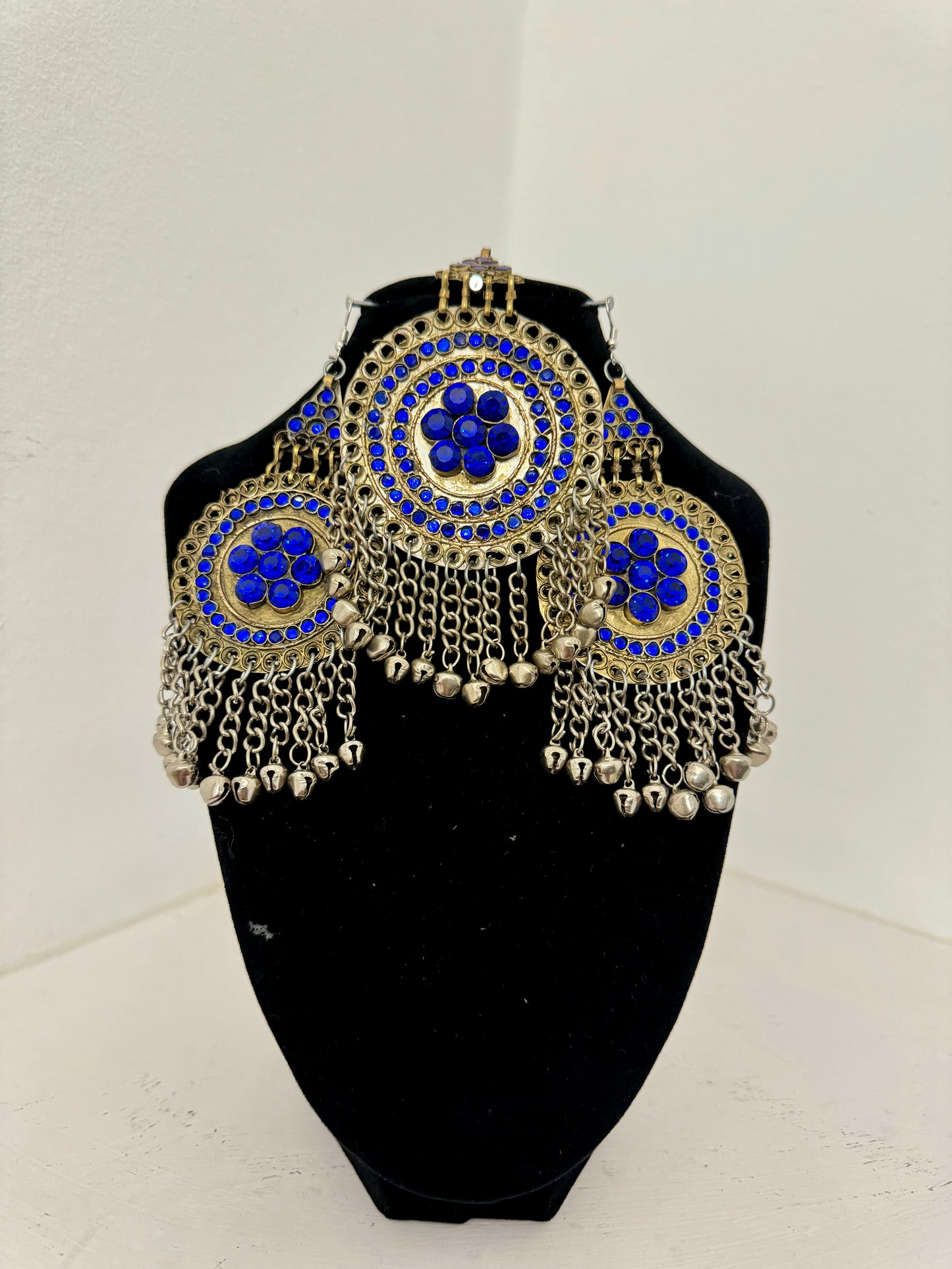 Afghan Vintage Earrings & Head Piece